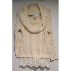 Knox Rose Cream Cowl Neck Sweater